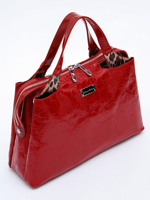 Сумка женская кожаная 9613-1S wine red Velina Fabbaino-Safenta в Новосибирске