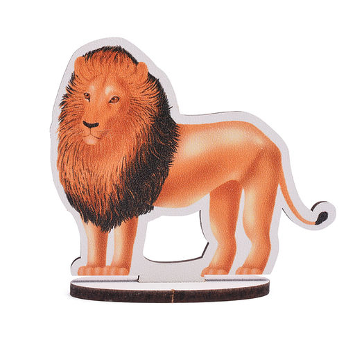 Игровой набор "Сафари" (дерево) крафтовая коробка