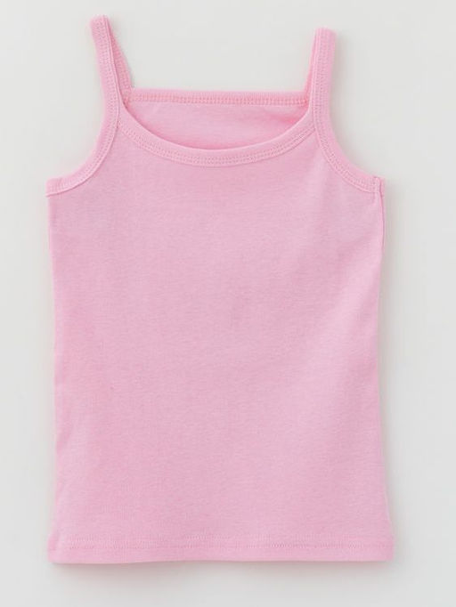 Майка для девочки из рибаны, розовый - Lesi kids фото 17