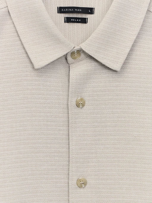 Рубашка из льна и хлопка / Zarina  фото 9