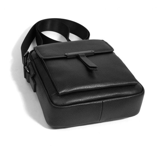 Сумка мужска, кожа, MIRONPAN 86042 Черный