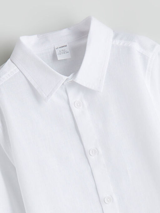 Basic Erkek ?ocuk Poplin G?mlek