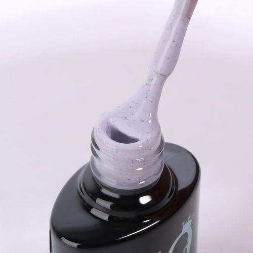 Гель лак для ногтей, с вкраплениями, трехфазный, 8 мл, LED/UV, сиреневый (10)