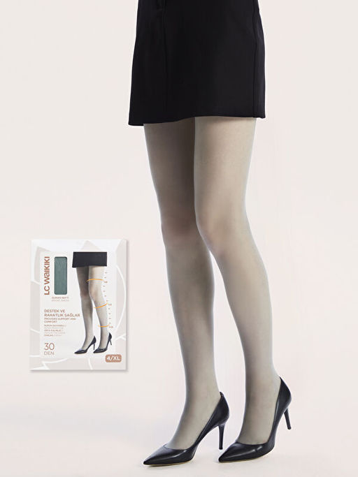 30 Denye Parlak Kad?n K?lotlu ?orap