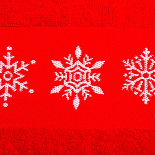 Полотенце новогоднее махровое «Этель» Snowflakes, 30×60 см, хлопок 100%