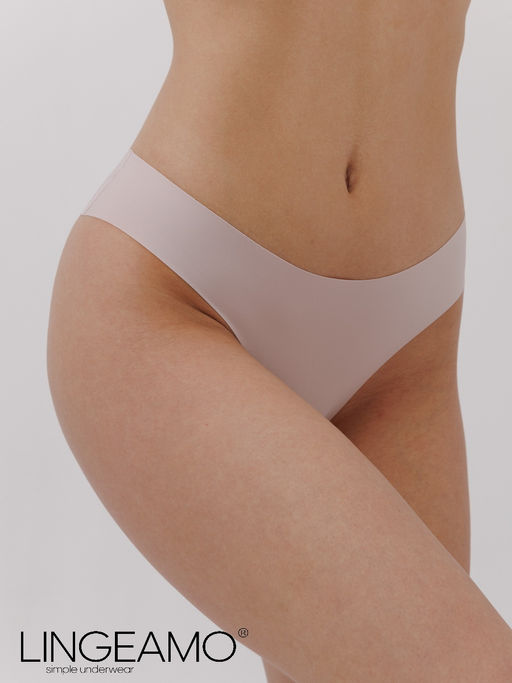 Бесшовные трусы слипы Lingeamo пудровый ВР-01 (102)