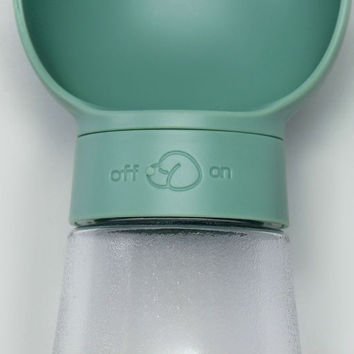 Поилка прогулочная 585 мл, зелёная - Пижон фото 4