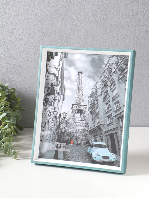 Фоторамка пластик 20х25 см "Данте" голубая лагуна 26х21х2,5 см