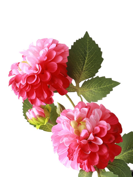 Цветы искусственные "Хризантема Бранхил черри" d-9 см 49 см, тёмно-розовый