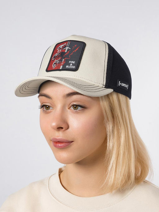 Бейсболка CAPSLAB арт. CL/GOT/1/PCT/TAR Game of Throne Fire and Blood (cream)