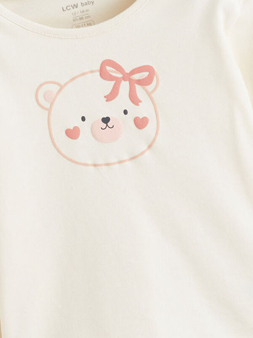 K?z Bebek Sweatshirt ve E?ofman Alt? 2li