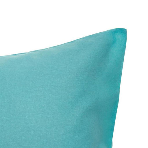 Наволочка Этель 50х70 см, цв.бирюзовый, 100% хл, бязь  фото 2