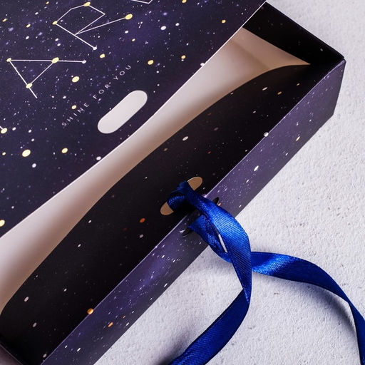 Цена за 2 шт. Коробка подарочная, упаковка, «Космос: Stars», 16.5×12×5 см, БЕЗ ЛЕНТЫ
