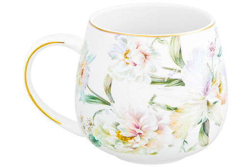 Кружка 400 мл 12,5*9,5*8,5 см Корнелия бочонок NEW BONE CHINA - Elan gallery фото 7