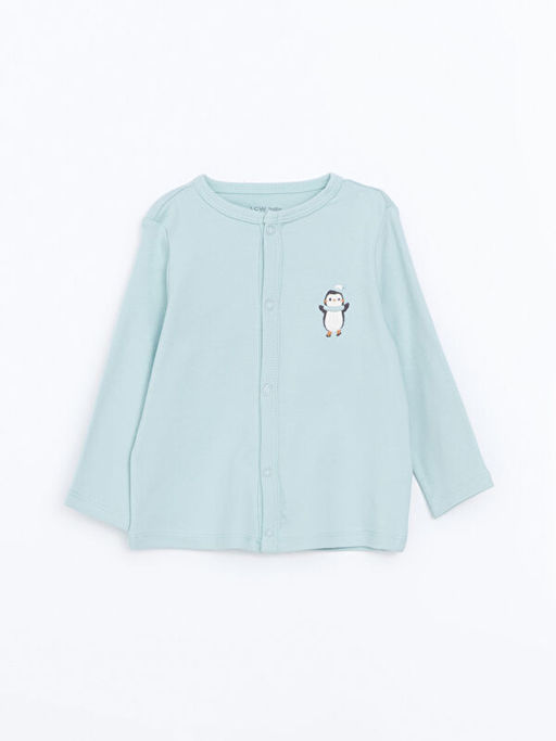 Bisiklet Yaka Erkek Bebek H?rka ve Pantolon 2li