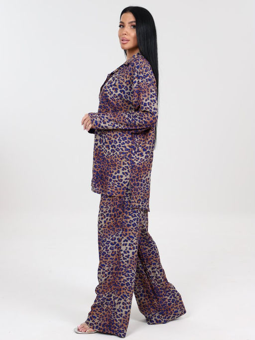 533 ЖЕНСКИЙ КОСТЮМ (брюки) (Синий) - А-дина фото 4