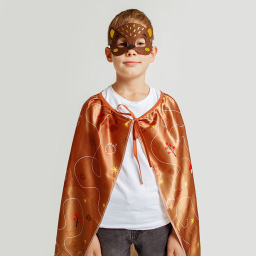 Карнавальный костюм «Новогодний медведь»: плащ, маска