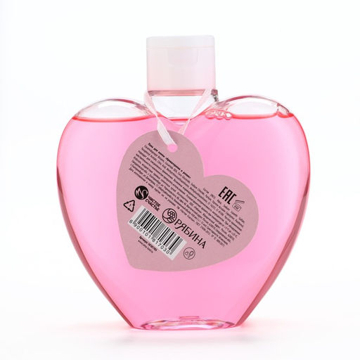 Пена для ванны Love, 430 мл, аромат ягодного мусса, Чистое счастье  фото 2