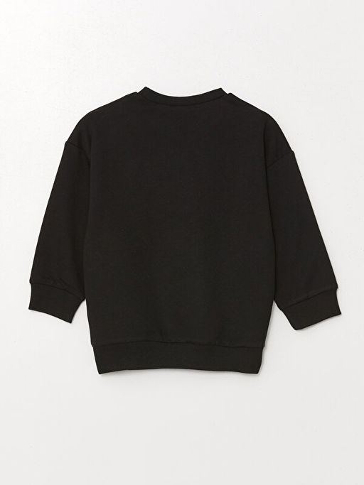 Bisiklet Yaka Uzun Kollu Spiderman Bask?l? Erkek Bebek Sweatshirt - Waikiki фото 2