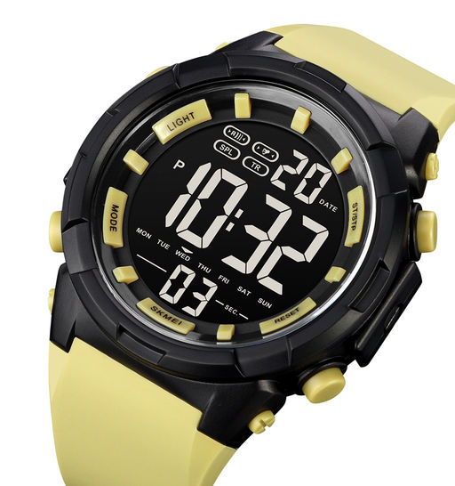 Часы наручные Skmei мужские электронные спортивные 1845yellow