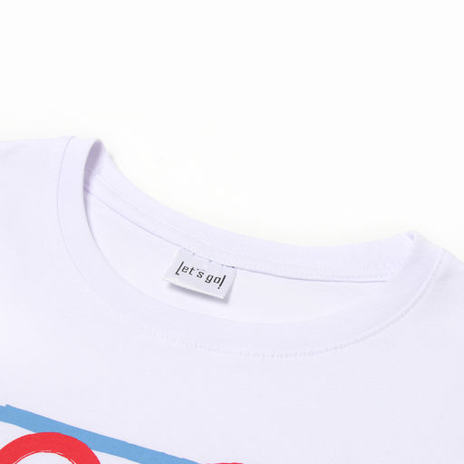 Футболка женская Let's go, белая, размер 52