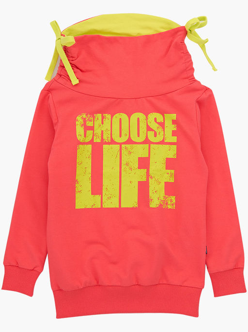 Толстовка с принтом для девочки UD 0483 бирюза - Mini maxi фото 8