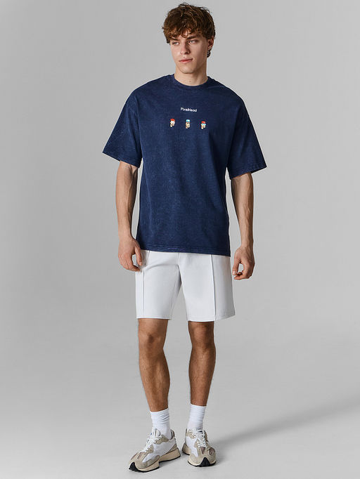 Шорты мужские серые со стрелками - Mark formelle фото 4