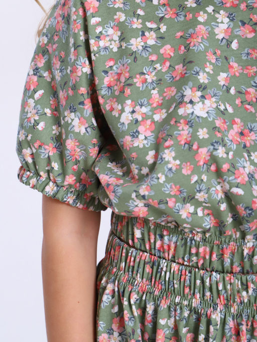 КМ163 Костюм Ламбада (оливковый, розовый) - Милаша фото 8