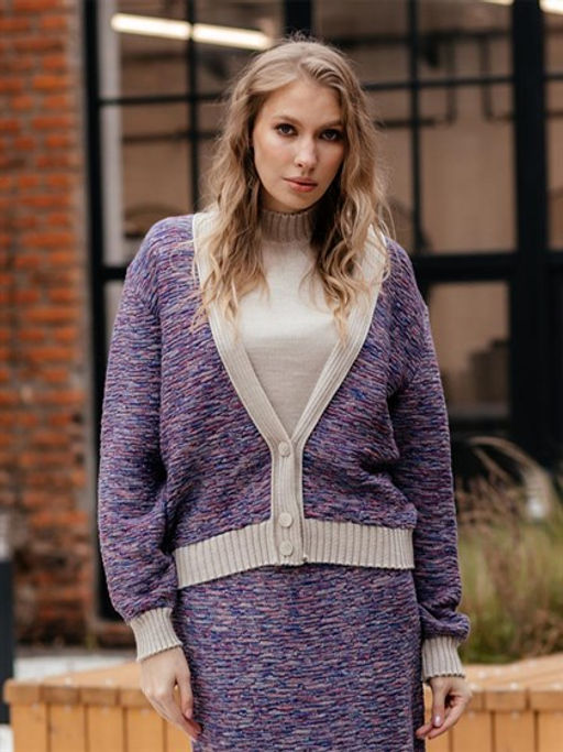 Жакет женский лен, полушерсть - Волтри фото 2