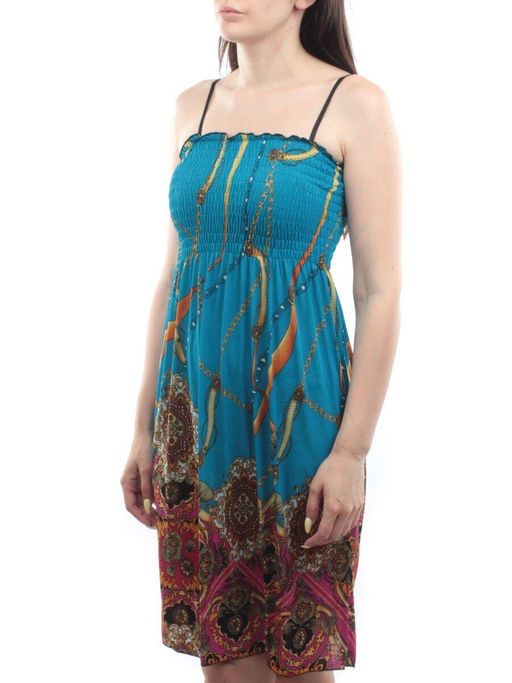126 TURQUOISE Сарафан женский (65% хлопок, 35% полиэстер)