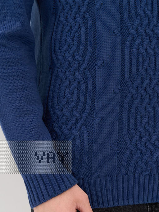 Свитер мужской 5242-12381. 8400277 индиго