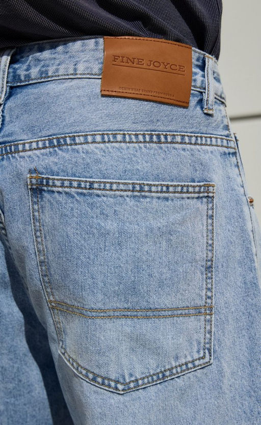 Джинсы муж. F2308-3 l.blue - Fine joyce фото 7