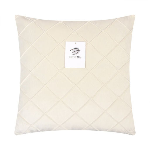Наволочка декоративная «Этель. Соло», размер 43×43 см, молочная