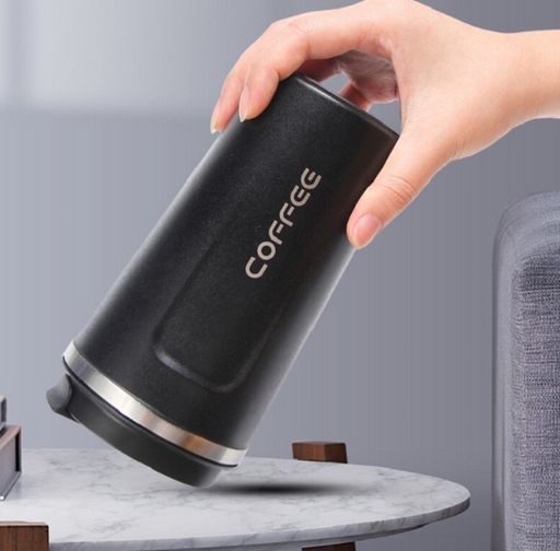 Термокружка из нержавеющей стали COFFEE, черная