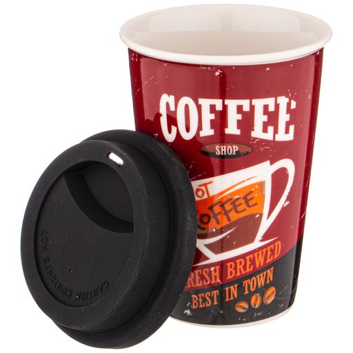КРУЖКА LEFARD COFFEMANIA С КРЫШКОЙ 400МЛ  фото 3