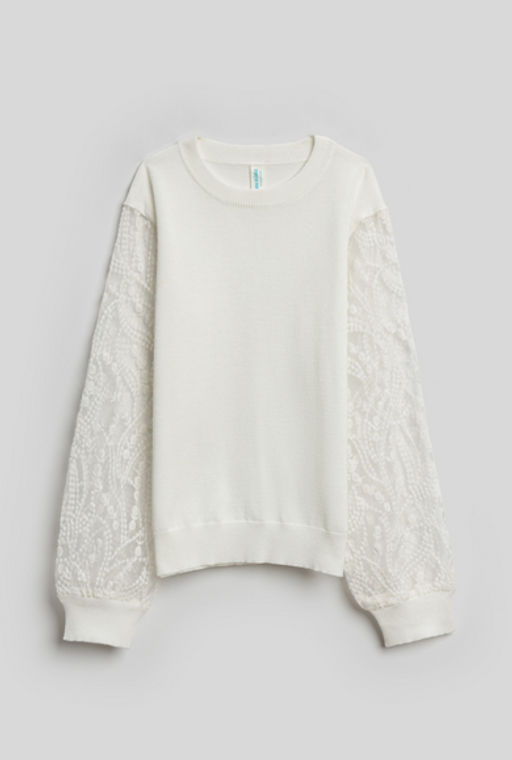 Джемпер детский для девочек Rebeca молочный - Acoola фото 2