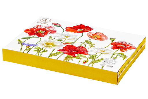 Блюдо овальное 29,5*21*2,5 см Маки NEW BONE CHINA - Elan gallery фото 8