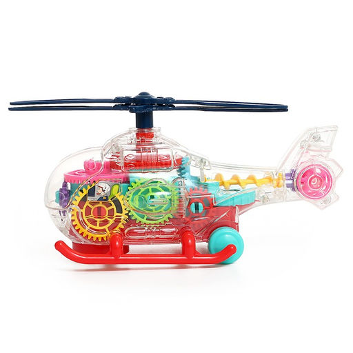 Вертолет Шестерёнки, свет и звук, работает от батареек - Simaland фото 5
