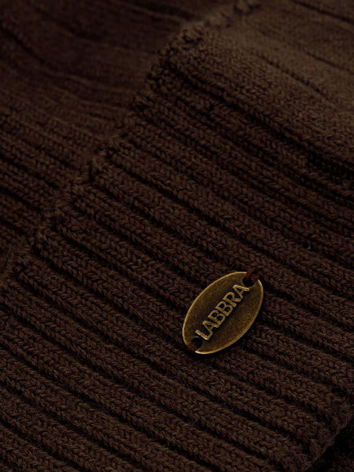Шапка муж. шерсть+акр LB-N88117 d.brown - Labbra фото 3