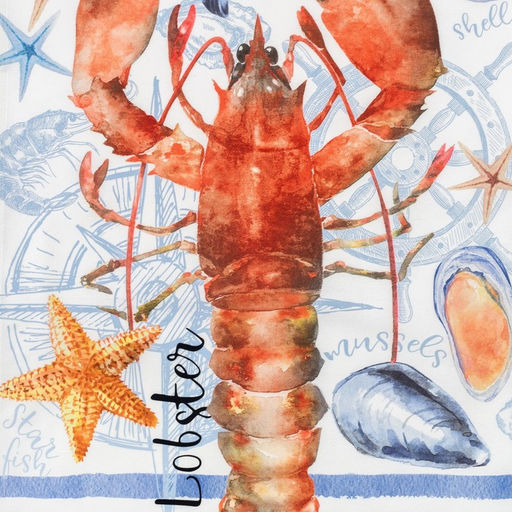 Полотенце Этель Морское 40х73 см, 100% хлопок, саржа 190 гр/м2  фото 3