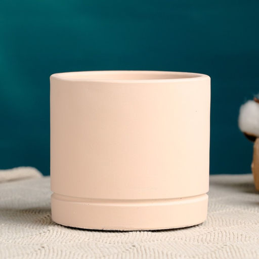 Горшок Хедвиг персиковый, 11х11х10см - Take it easy фото 3