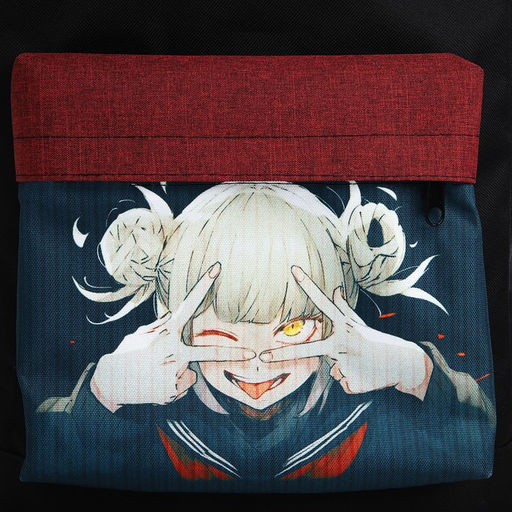 Рюкзак молод Аниме, 33*13*37, отд на молнии, н/карман, черный, красный - Nazamok фото 4