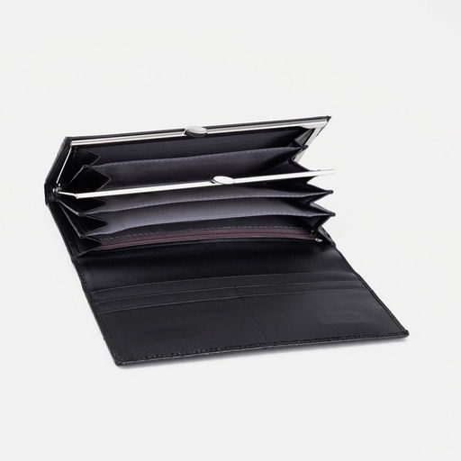 Кошелёк на магнитах, цвет чёрный - Simaland фото 3