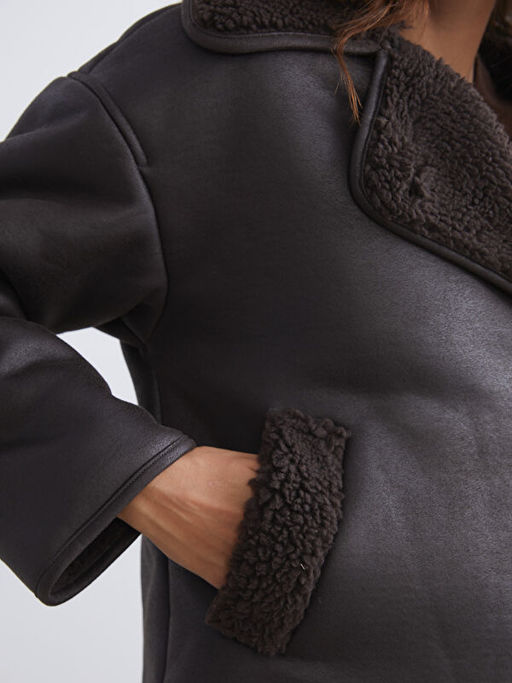 K?rk Yaka Oversize Kad?n S?et Mont