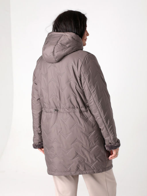 24340 Парка серо-коричневый - Dizzyway фото 3