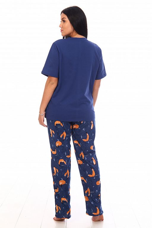 РАСПРОДАЖА Пижама Фэмилилук-лиса_136/индиго - Ihomelux фото 12
