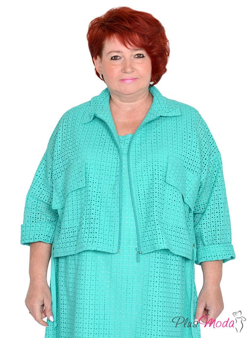 Жакет Модель №1571 размеры 44-84 - Plusmoda фото 2