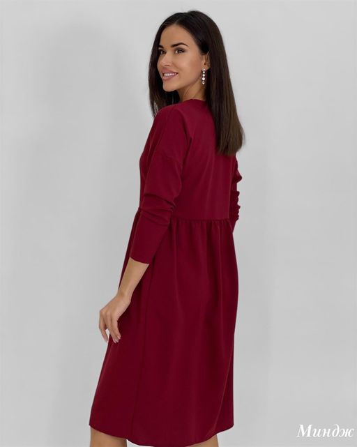 Платье Миндж (бордовый) - Nadi bordo фото 6
