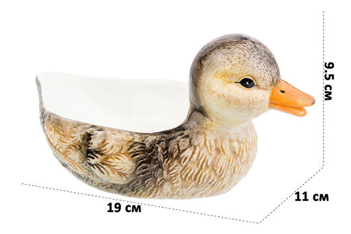 Блюдо сервировочное 175 мл 19*11*9,5 см "Уточка"