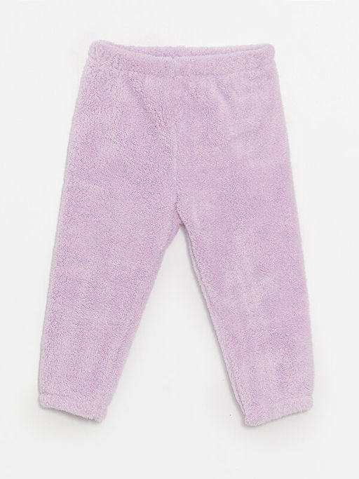 Bisiklet Yaka Uzun Kollu Nak??l? Pel?? K?z Bebek Pijama Tak?m?